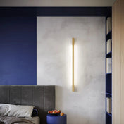 Applique murale LED dorée 3000K en aluminium — vue 1