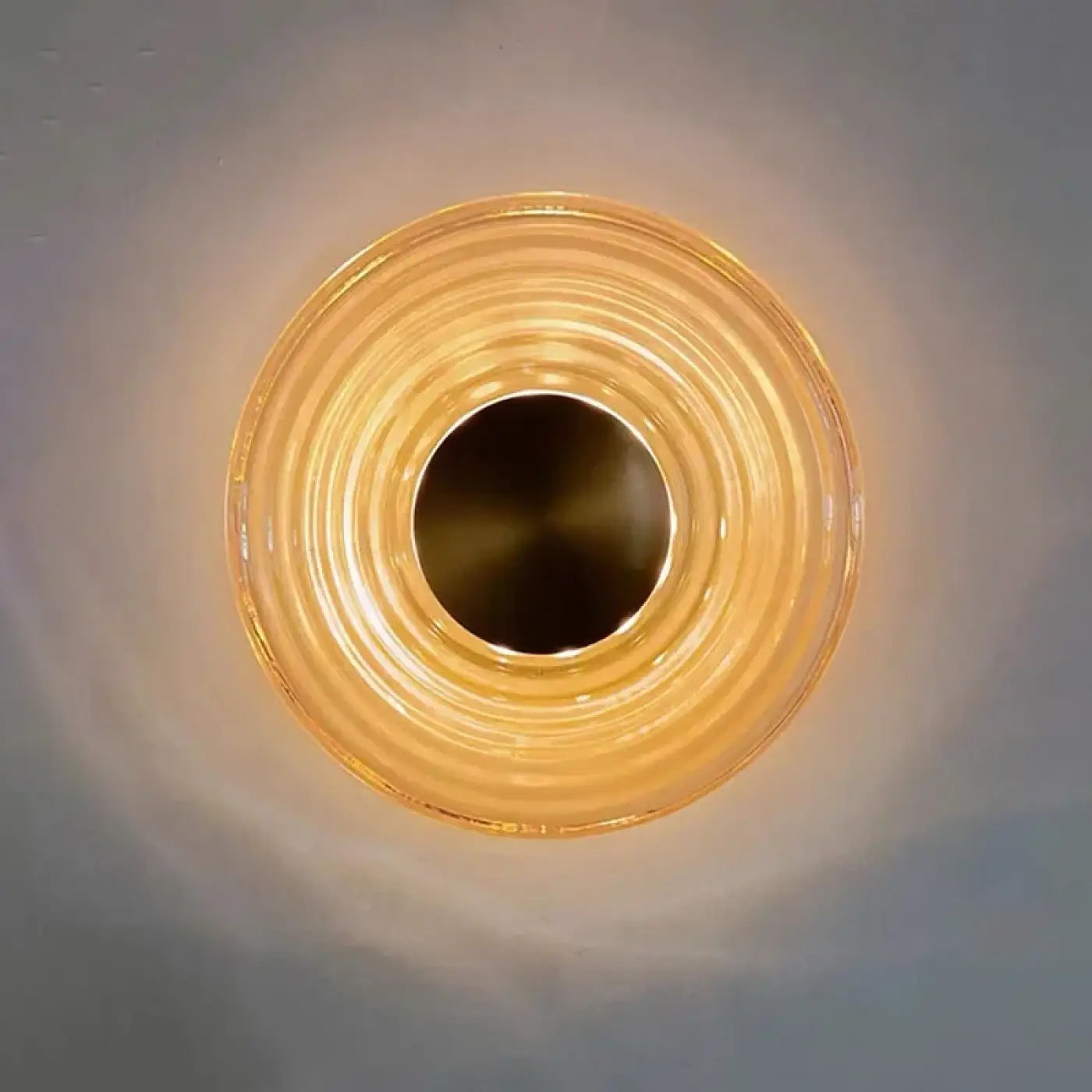 Applique murale LED dorée en verre intensité réglable — vue 12