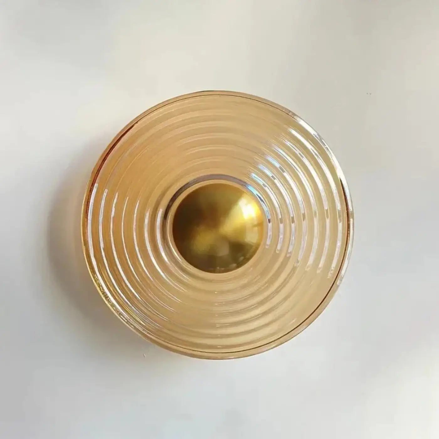 Applique murale LED dorée en verre intensité réglable — vue 6