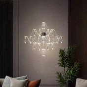 Applique murale LED dorée et argentée en métal dimmable — vue 1