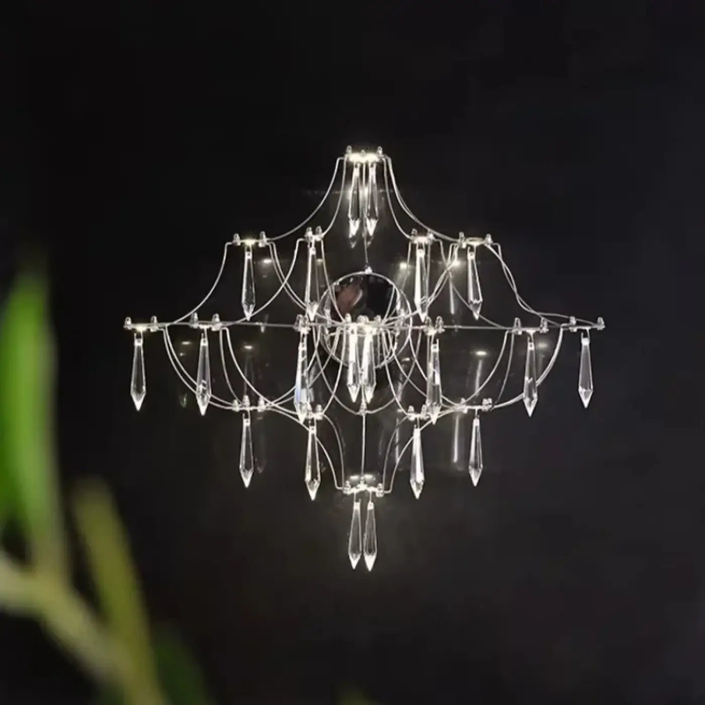 Applique murale LED dorée et argentée en métal dimmable — vue 8