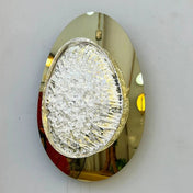 Applique murale LED dorée et noire en métal et résine — vue 17