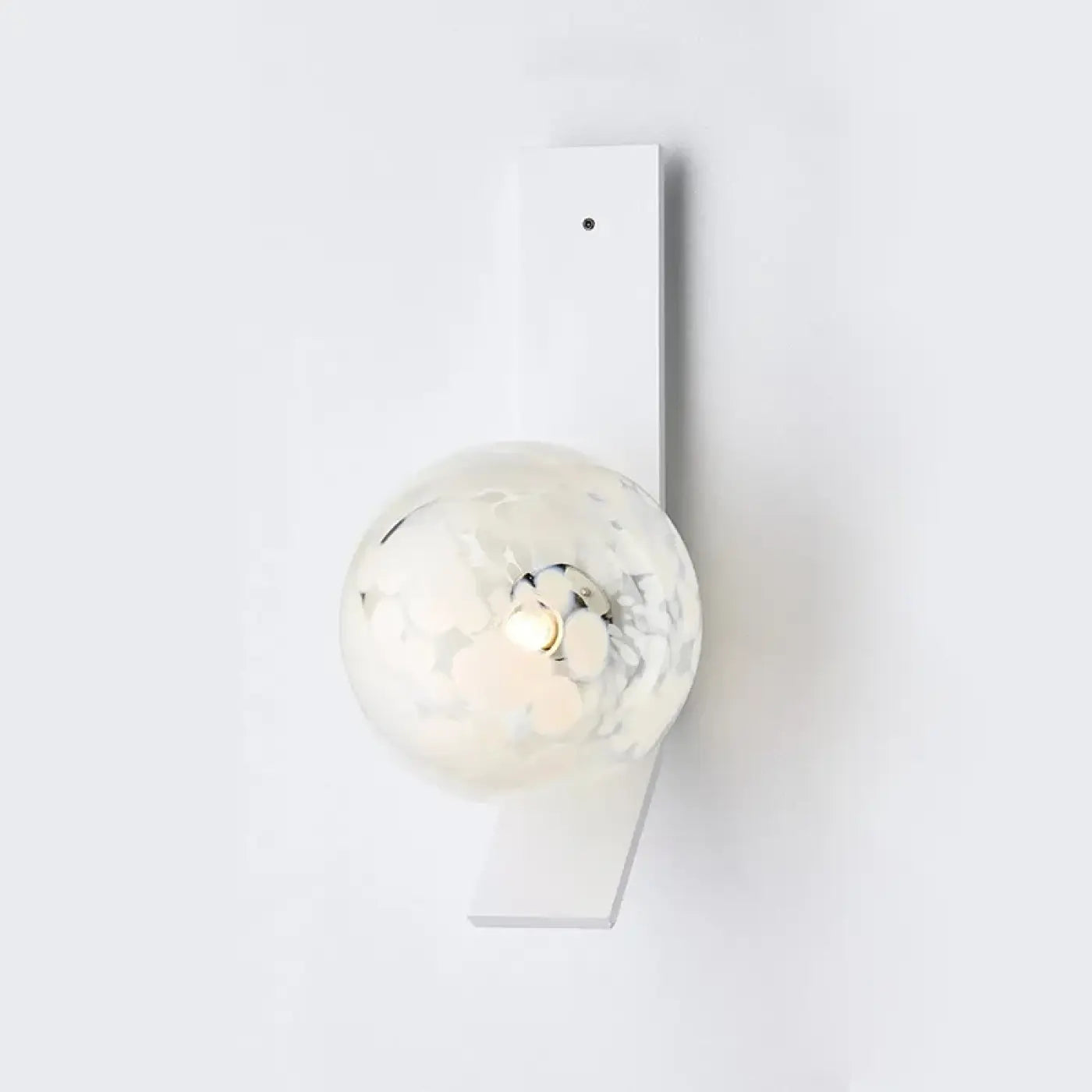 Applique murale LED dorée verticale à 3 lumières en verre — vue 13