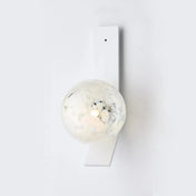 Applique murale LED dorée verticale à 3 lumières en verre — vue 14