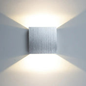 Applique murale LED double en aluminium noir et doré — vue 6