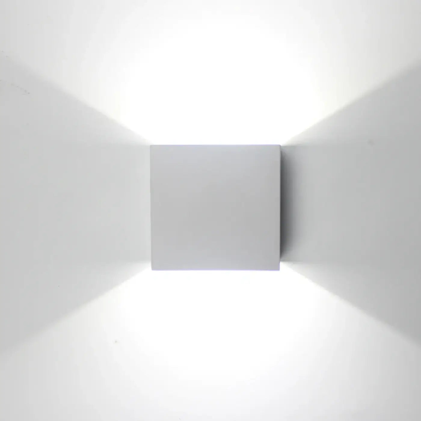 Applique murale LED double en aluminium noir et doré — vue 8