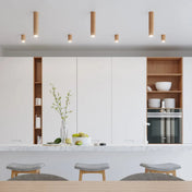 Applique murale LED en bois naturel design nordique épuré — vue 6