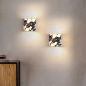 Applique murale LED en marbre blanc pour couloir — vue 1