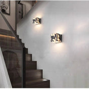 Applique murale LED en marbre blanc pour couloir — vue 2