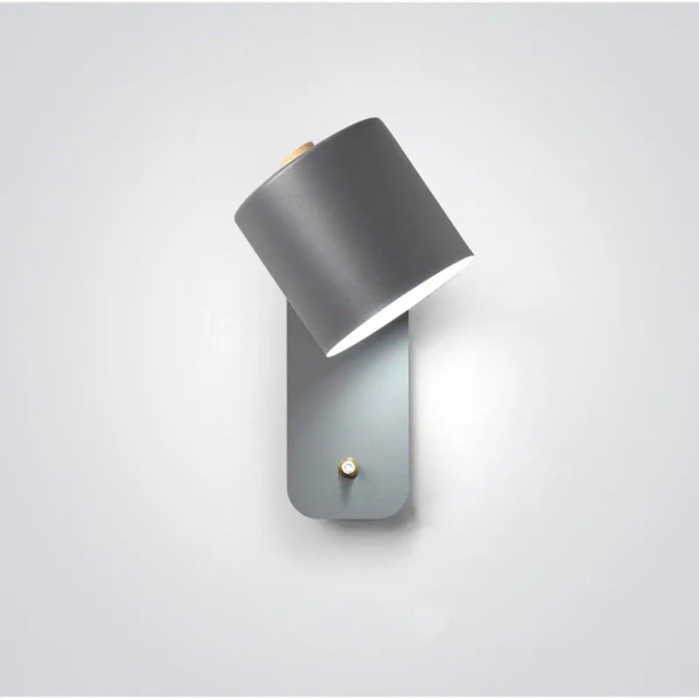 Applique murale LED en métal vert et gris minimaliste — vue 1