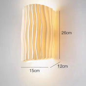 Applique murale LED en résine beige G9 luminosité ajustable — vue 17