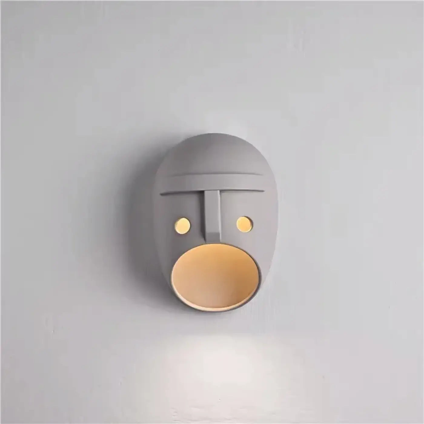 Applique murale LED grise IP65 en métal et acrylique — vue 1