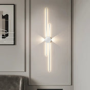 Applique murale LED linéaire noire et blanche — vue 18