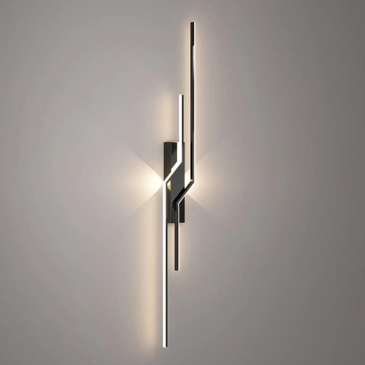 Applique murale LED linéaire noire et blanche — vue 20