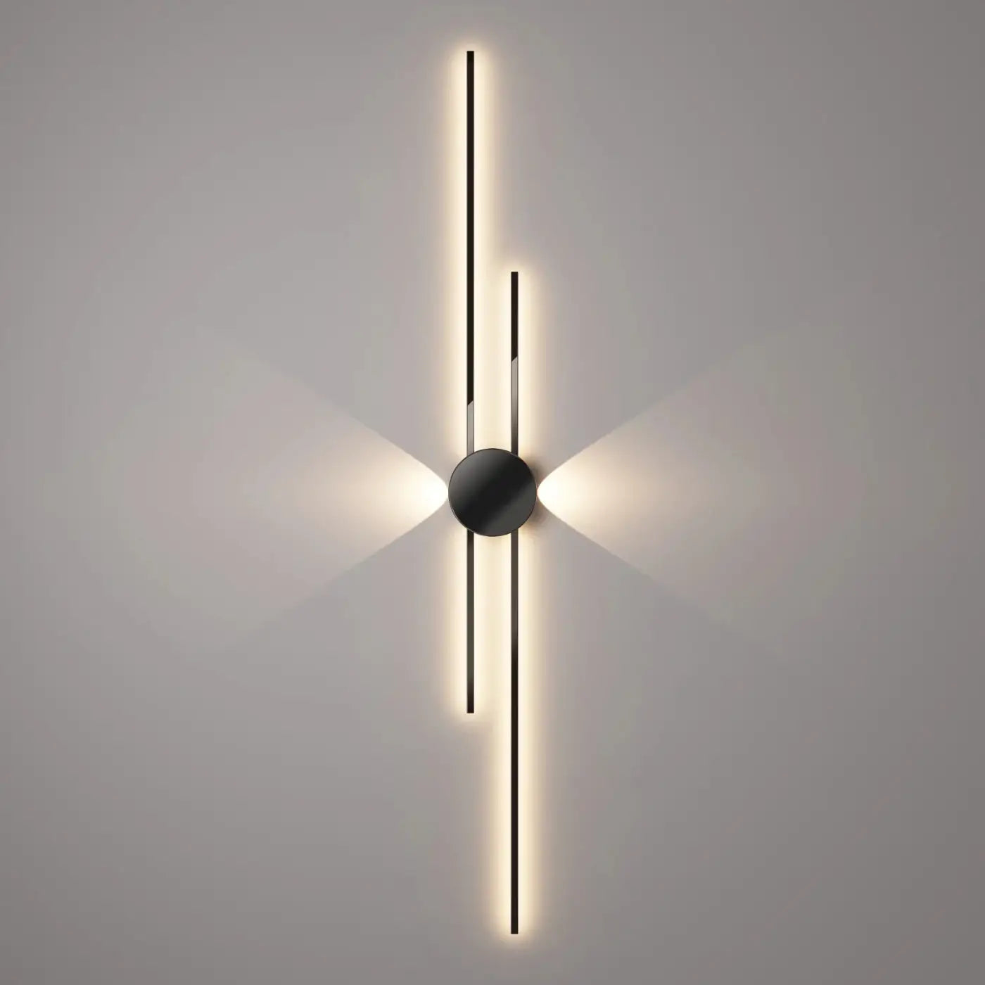 Applique murale LED linéaire noire et blanche — vue 22