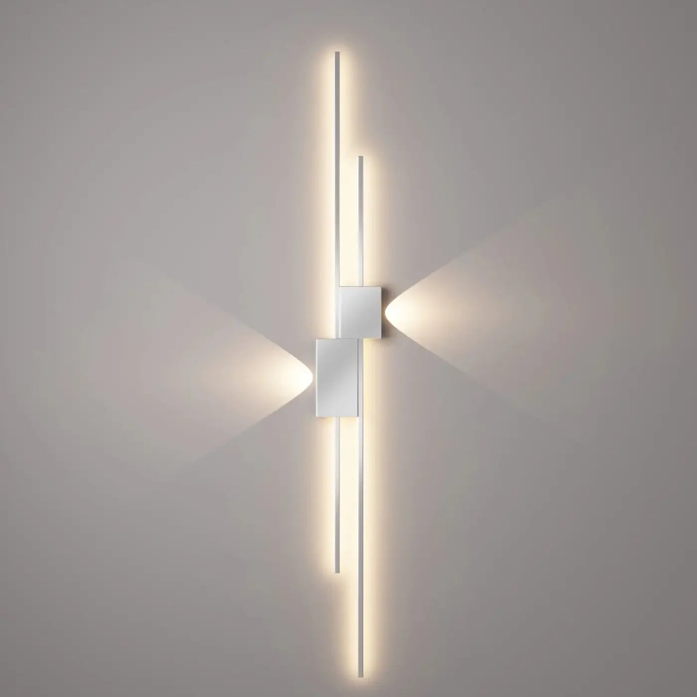 Applique murale LED linéaire noire et blanche — vue 25