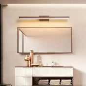 Applique murale LED marron linéaire en aluminium — vue 2
