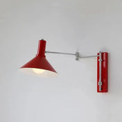 Applique murale LED métal abat-jour conique industriel — vue 7