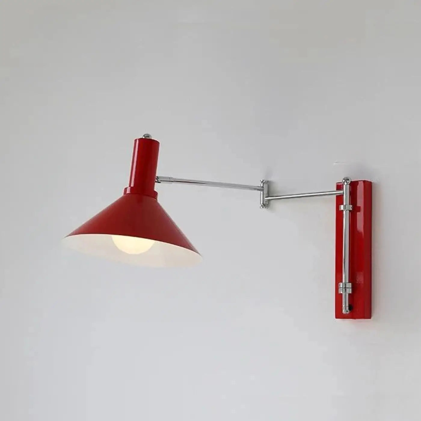 Applique murale LED métal abat-jour conique industriel — vue 8