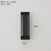 Applique murale LED métal noir et doré double éclairage — vue 13