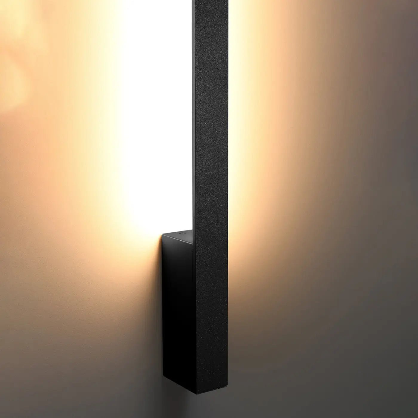 Applique murale LED noire 3000K en aluminium — vue 4
