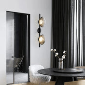 Applique murale LED noire à globe en verre pour cuisine — vue 4