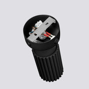 Applique murale LED noire avec interrupteur en aluminium — vue 3