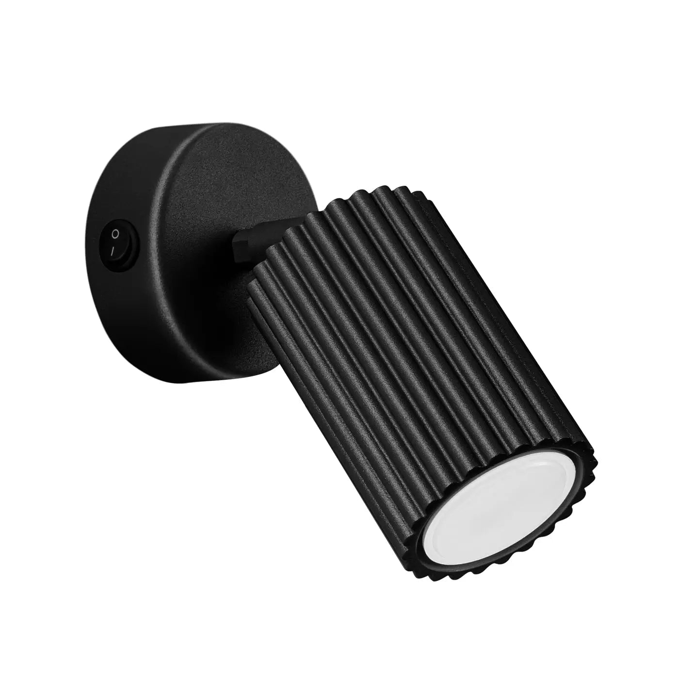Applique murale LED noire avec interrupteur en aluminium — vue 6