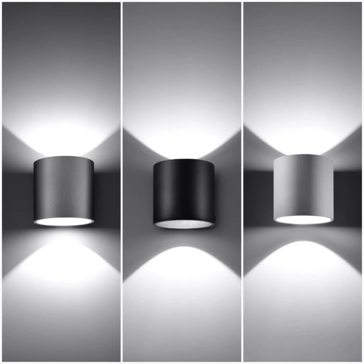 Applique murale LED noire G9 aluminium blanc froid 4000K — vue 3