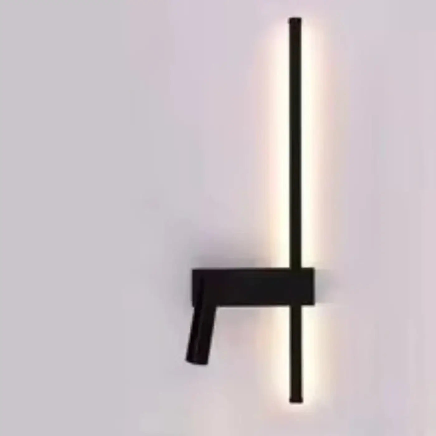 Applique murale LED noire linéaire minimaliste — vue 4