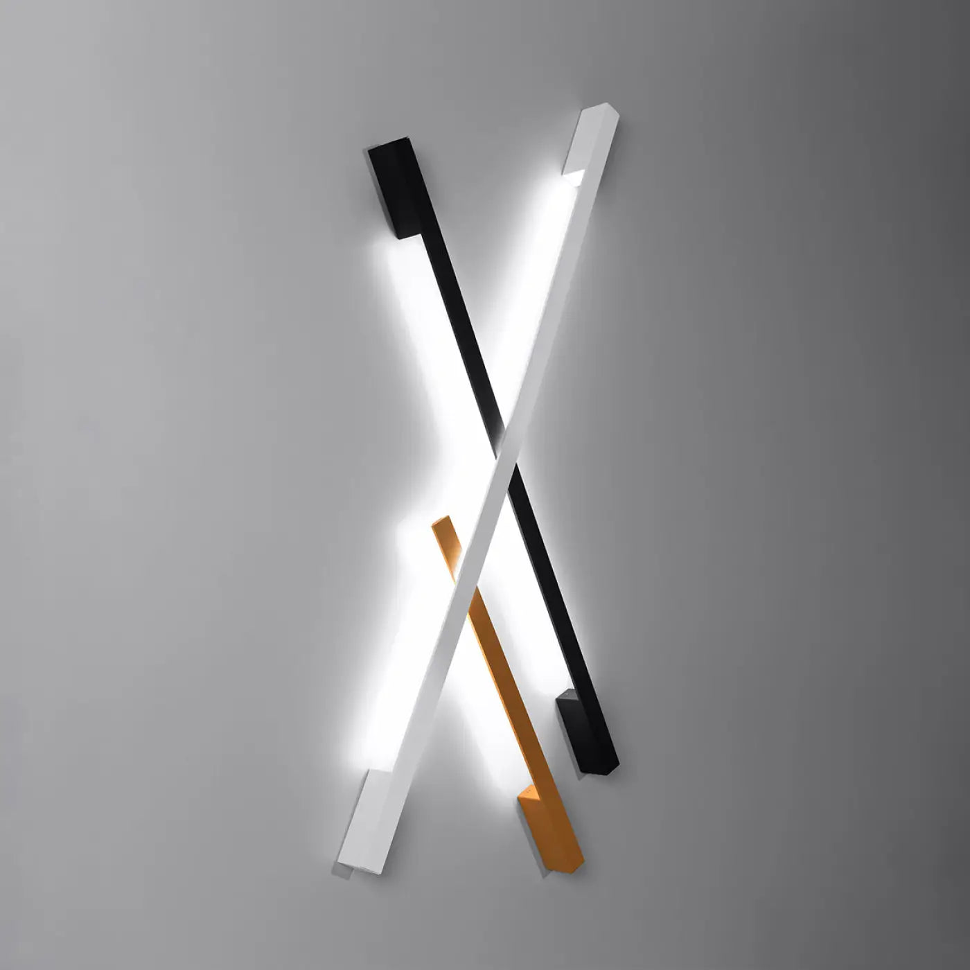 Applique murale LED noire verticale en aluminium — vue 8