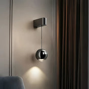 Applique murale LED orientable en métal noir réglable — vue 7