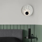 Applique murale LED ronde blanche effet éclipse — vue 5