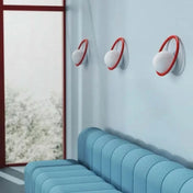 Applique murale LED ronde colorée en aluminium — vue 1