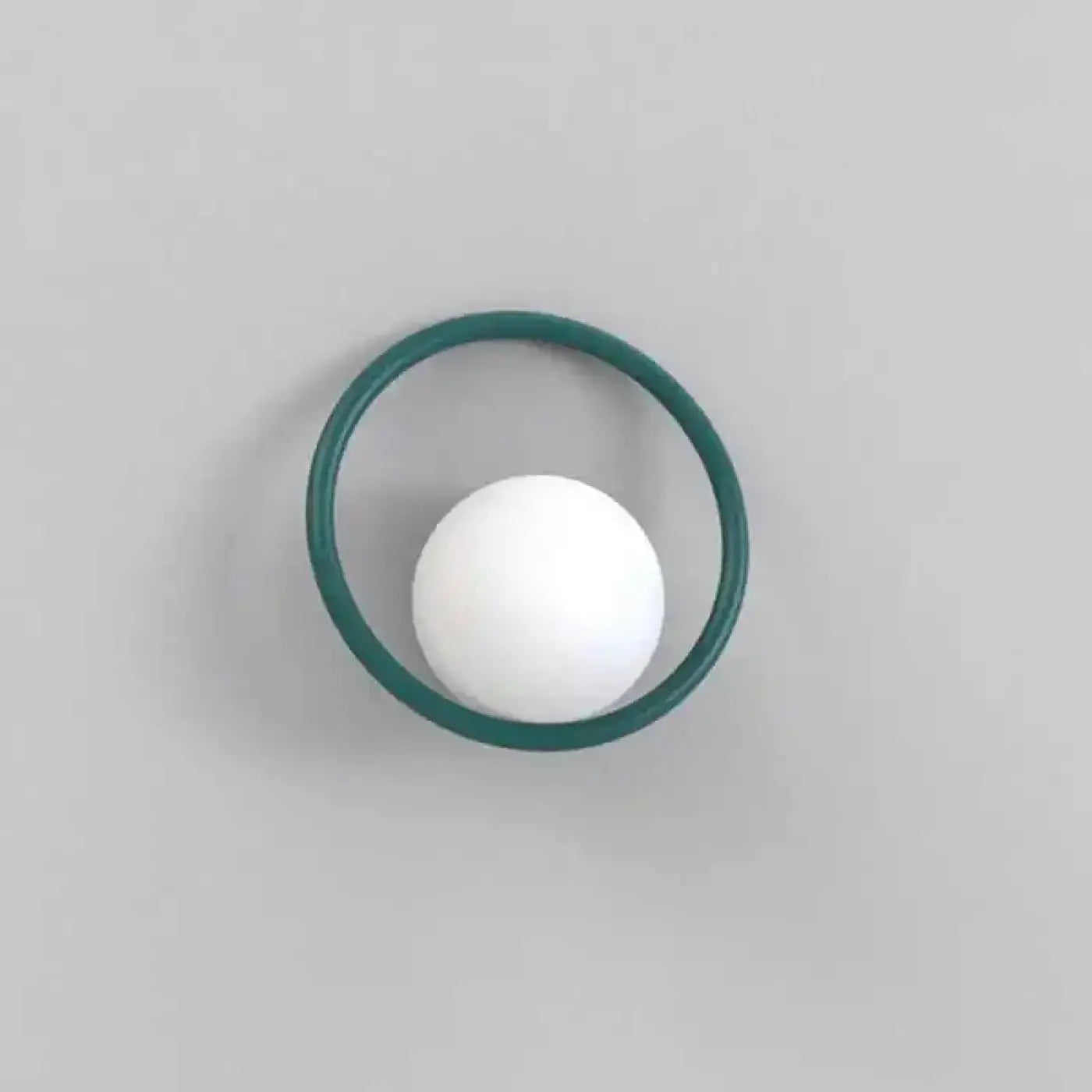 Applique murale LED ronde colorée en aluminium — vue 3
