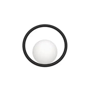 Applique murale LED ronde colorée en aluminium — vue 4