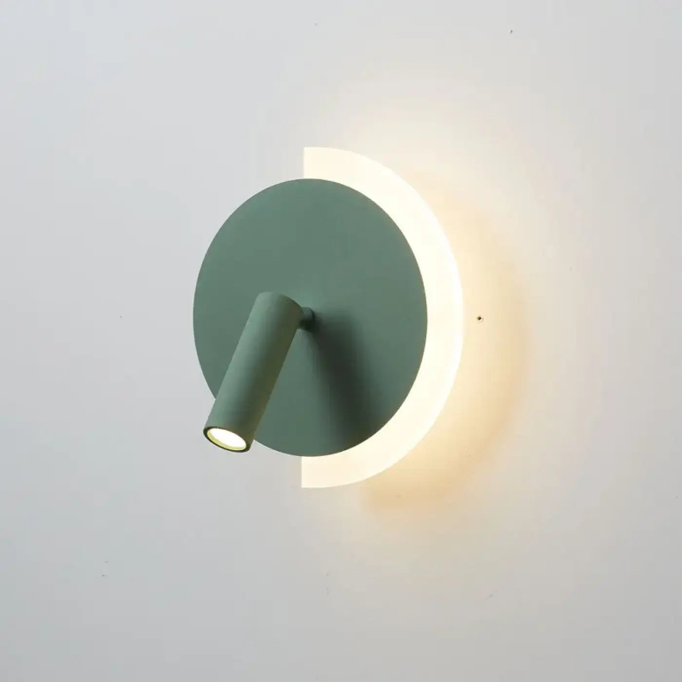 Applique murale LED ronde double en métal colorée IP65 — vue 2