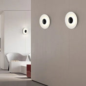 Applique murale LED ronde en métal beige 30 à 45 cm — vue 20