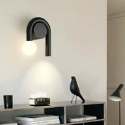 Applique murale LED scandinave métal blanc tête de lit — vue 7