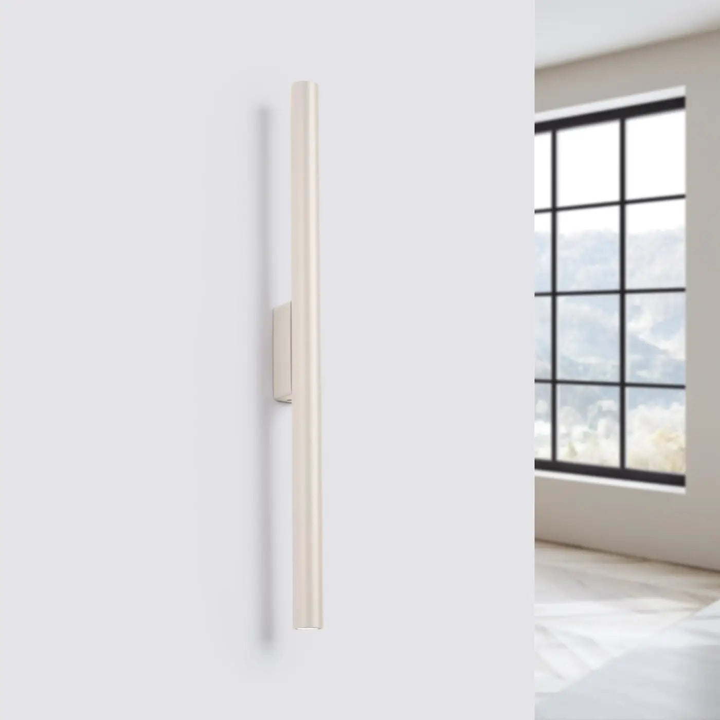 Applique murale LED tubulaire beige 2 lumières — vue 2