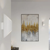 Applique murale LED tubulaire blanche aluminium — vue 6