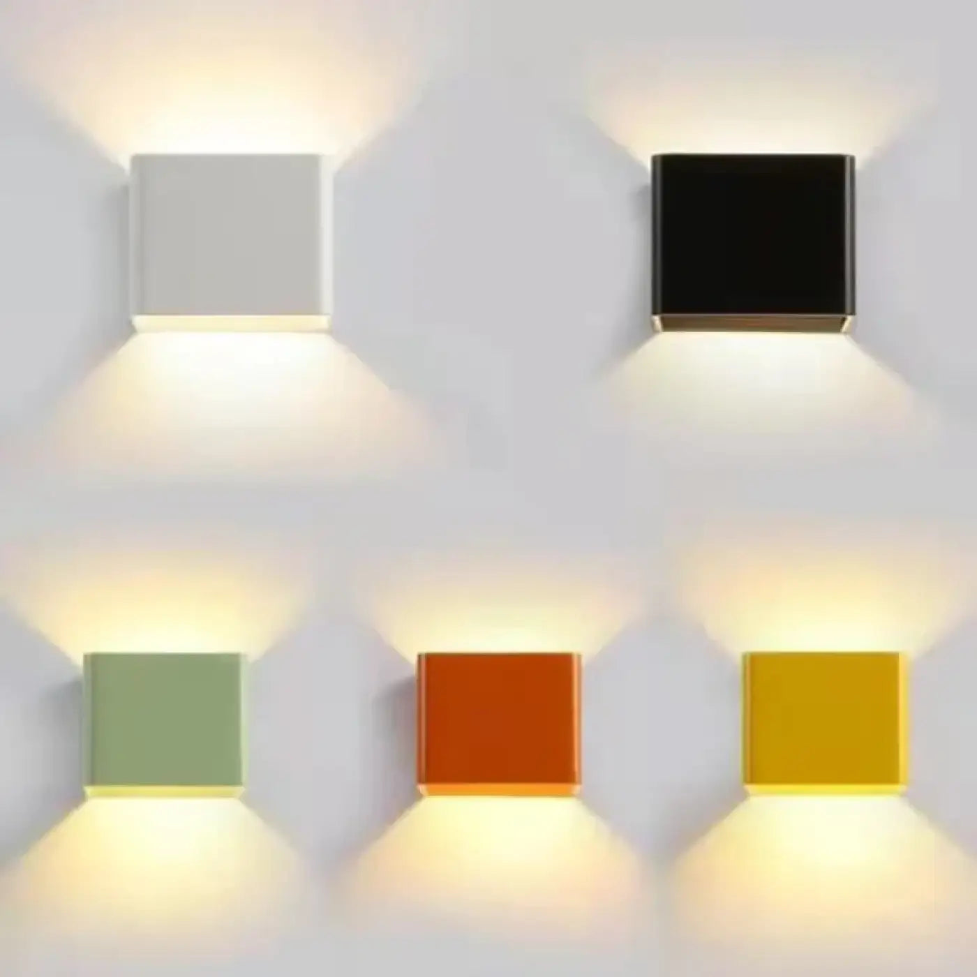 Applique murale ronde en métal coloré design Art Déco — vue 2