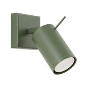 Applique murale spot GU10 métal vert olive moderne — vue 6