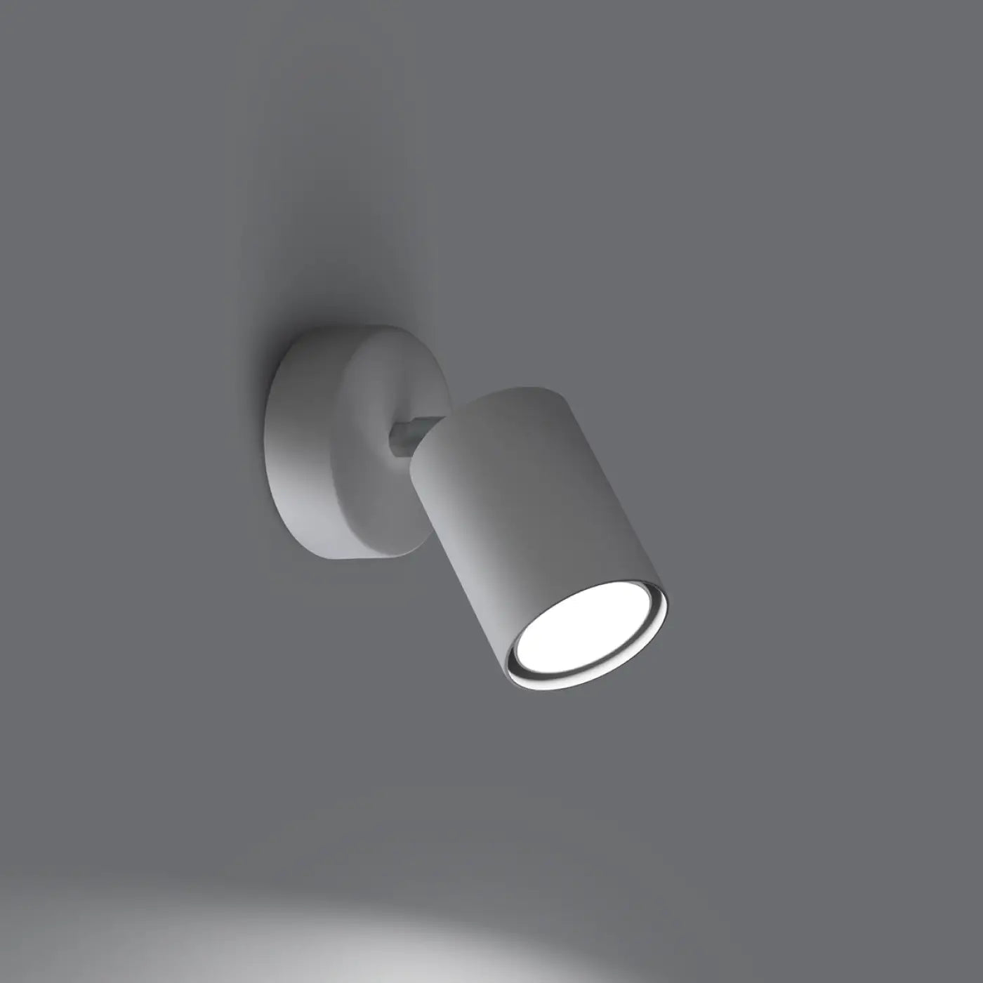 Applique murale spot orientable blanche minimaliste GU10 — vue 1
