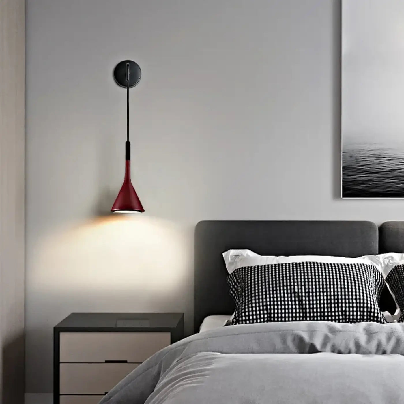 Applique murale suspendue scandinave pour tête de lit — vue 15
