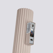 Applique murale taupe cannelée LED double faisceau — vue 3