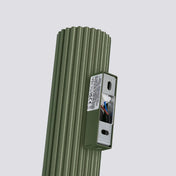 Applique murale vert olive cannelée LED double faisceau — vue 3