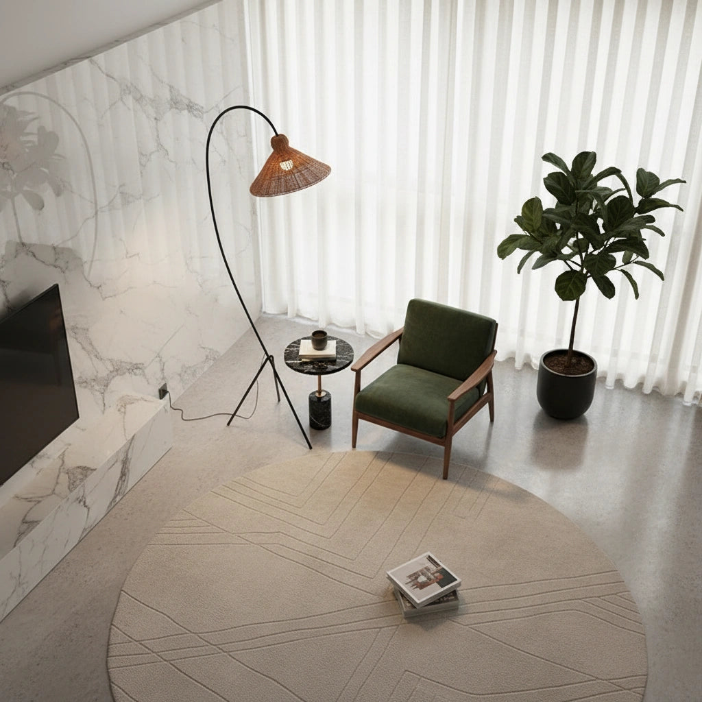 Lampadaire design courbé | CURVA