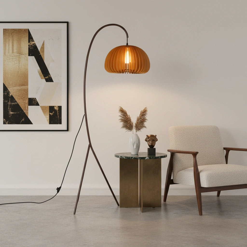 Lampadaire design courbé | CURVA