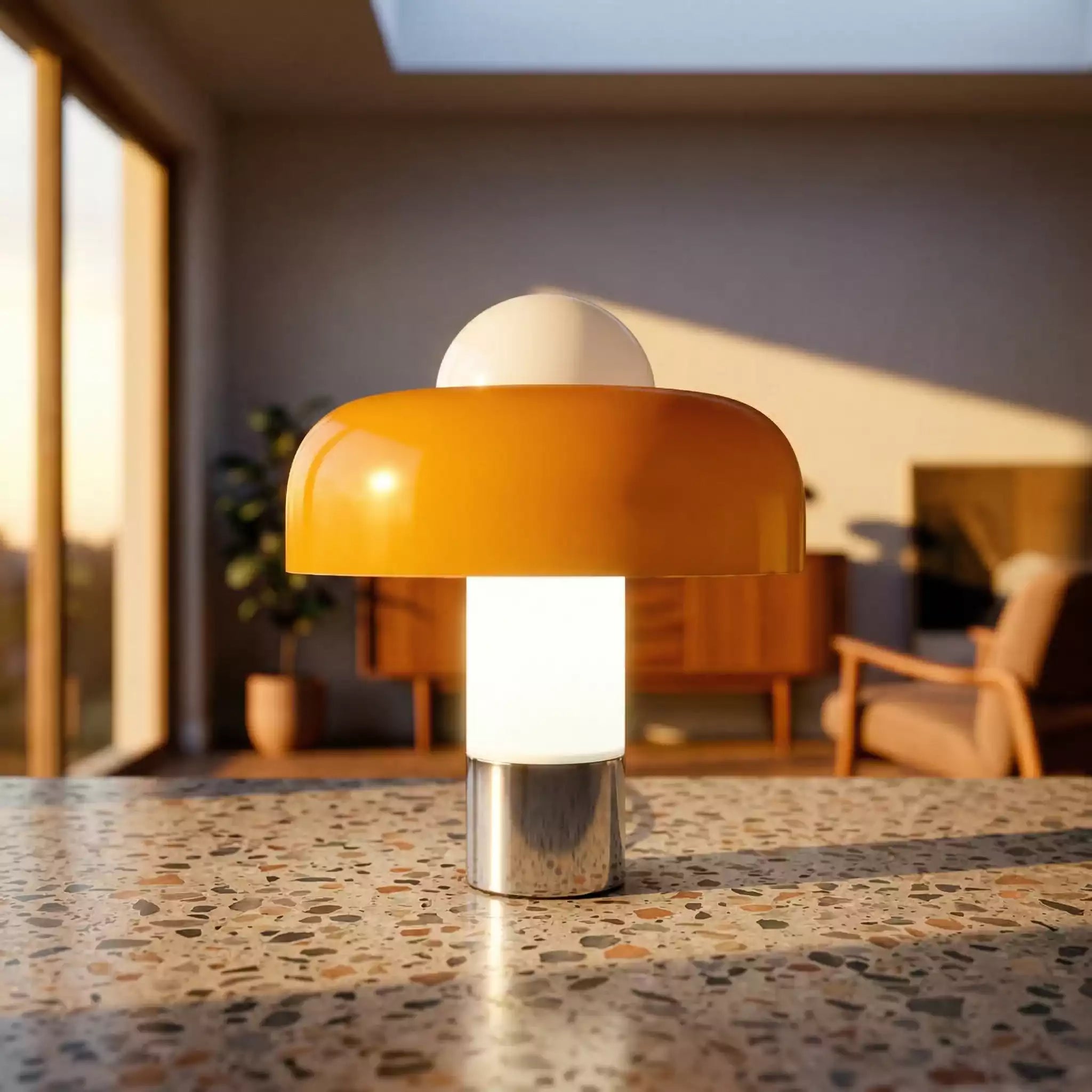 Retro mushroom table lamp | PEO